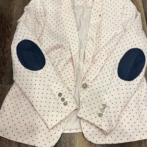 Tommy Hilfiger Pink Polka Dot Blazer